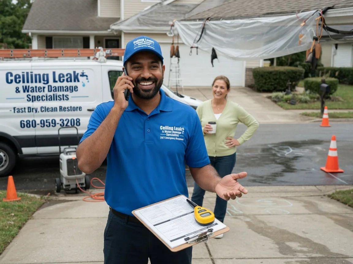 Ceiling Leak Cleanup Steinauer, NE FAQs
